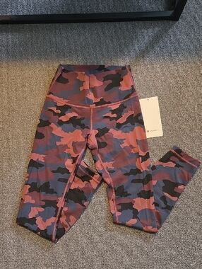 lululemon athletica Kids' Camouflage High-Rise Leggings - Rose and Blue